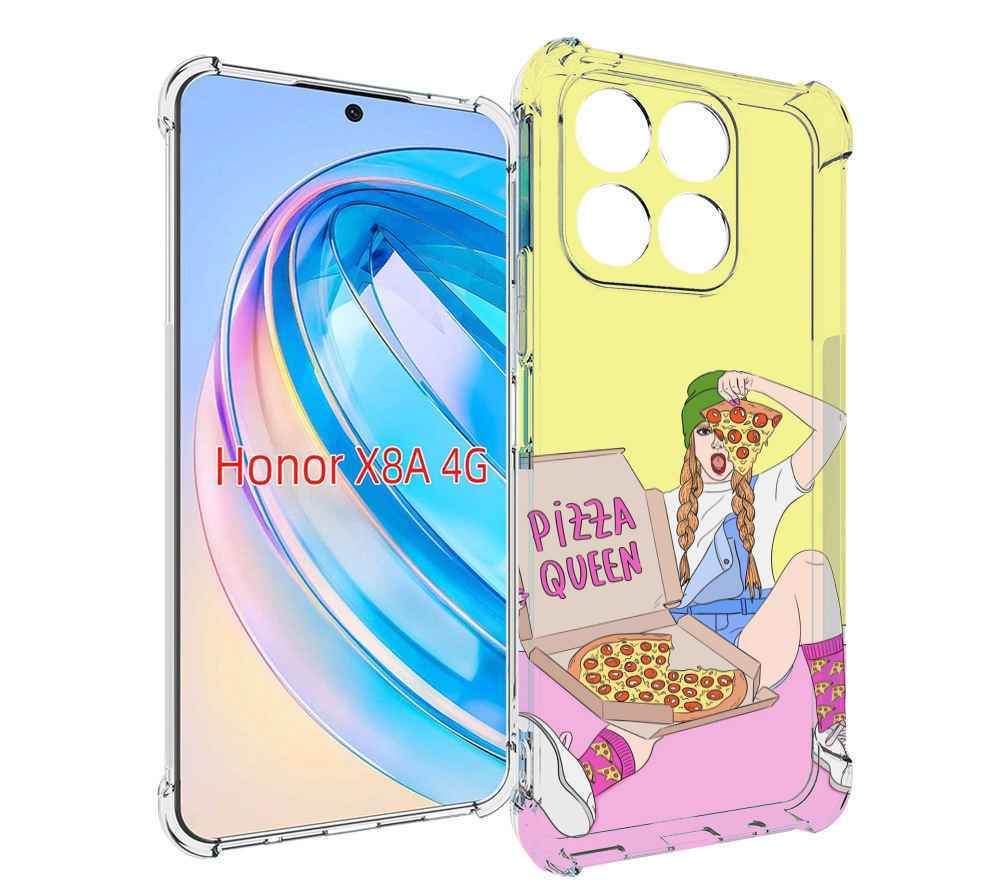

Чехол MyPads королева-пиццы женский для Honor X8a, Tocco