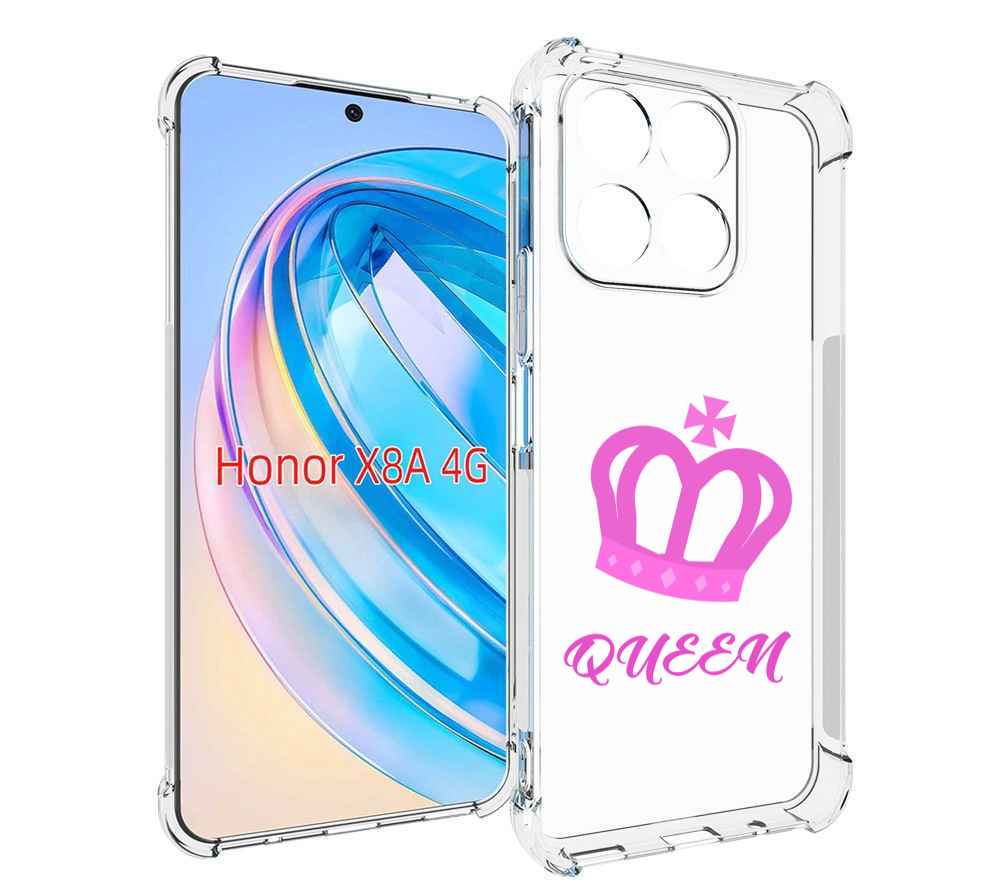 

Чехол MyPads корона-королевы-розовый для Honor X8a, Tocco