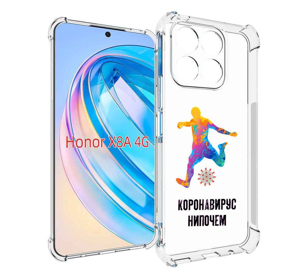 

Чехол MyPads коронавирус-нипочем для Honor X8a, Tocco