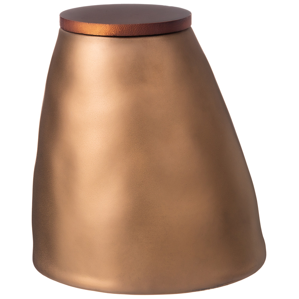 

Банка для сыпучих Bronco Bronze 14.5х14см 1300мл фарфор 474-185_, Золотистый