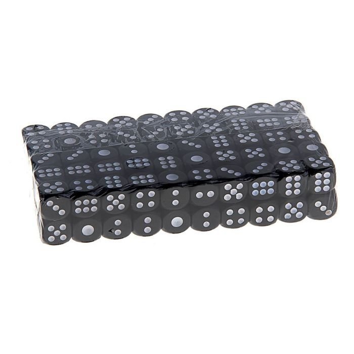 

Кости игральные Partida zar4 12 мм, 1шт, пластик черный