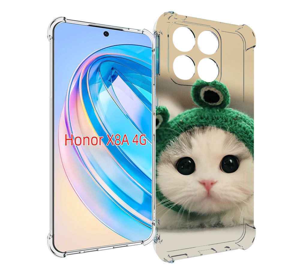

Чехол MyPads кот-лягушка детский для Honor X8a, Tocco