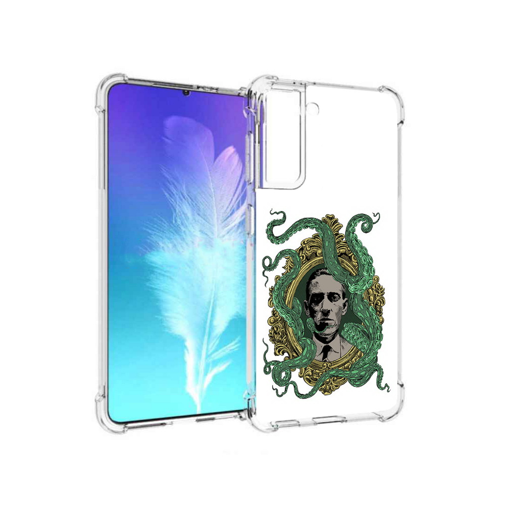 

Чехол MyPads Tocco для Samsung Galaxy S21 портрет с кракеном (PT157088.510.552), Прозрачный, Tocco