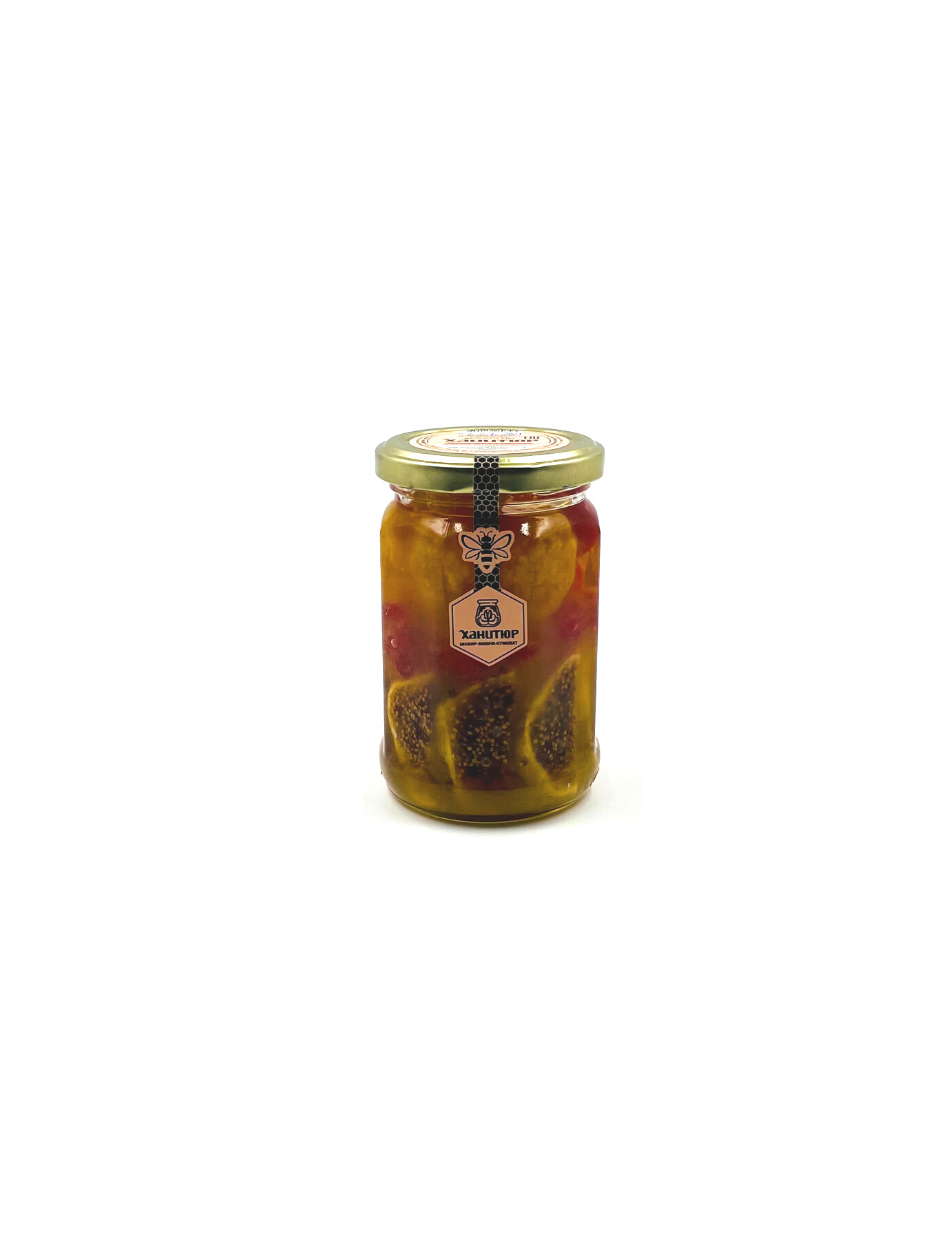 

Ханитюр мед Инжир-курага 340 г/полезный/натуральный/без сахара
