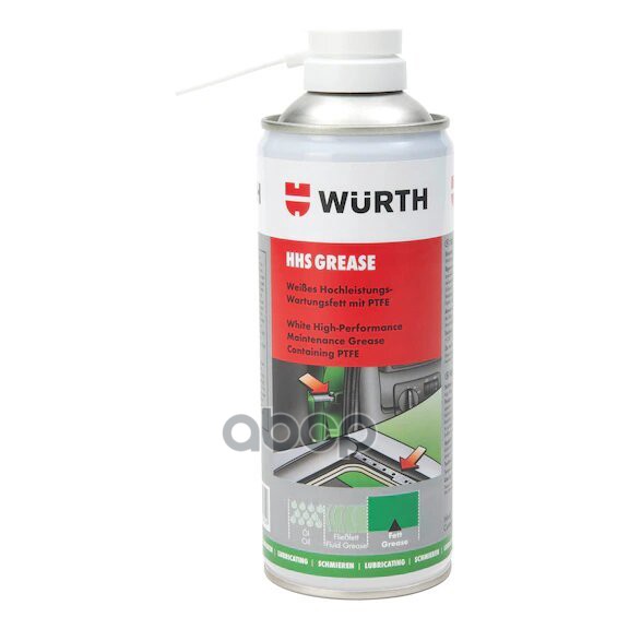 Тефлоновая Смазка Ннs Grеаsе 400 Мл WURTH 08931067