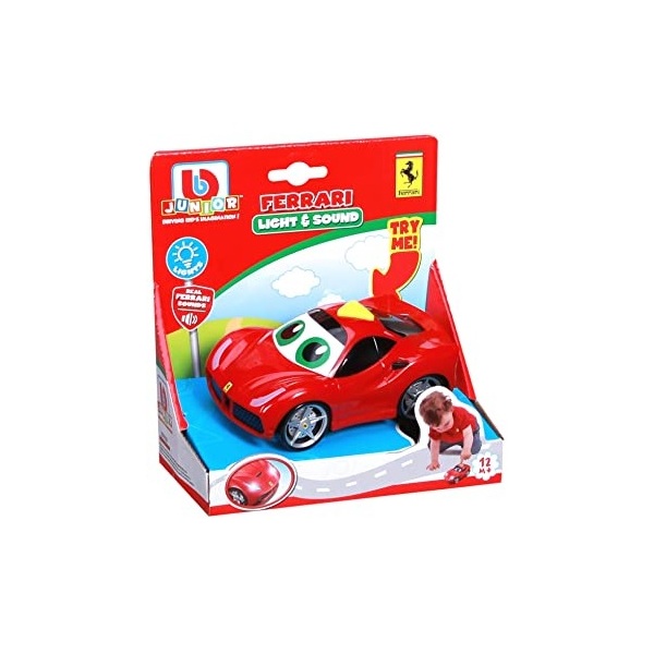 

Машинка игровая со светом и звуком Феррари 488GTB&f12 Berlinetta, Bburago 16-81000, Красный