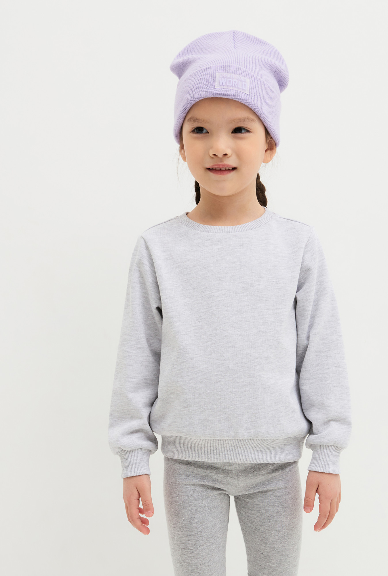 

Свитшот детский Acoola 20220170104 цв. серый р. 116, 20220170104