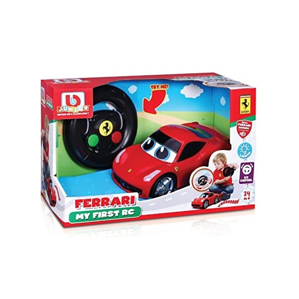 

Машинка игровая со светом и звуком Ferrari 458 Italia с пультом р/у, Bburago 16-91003