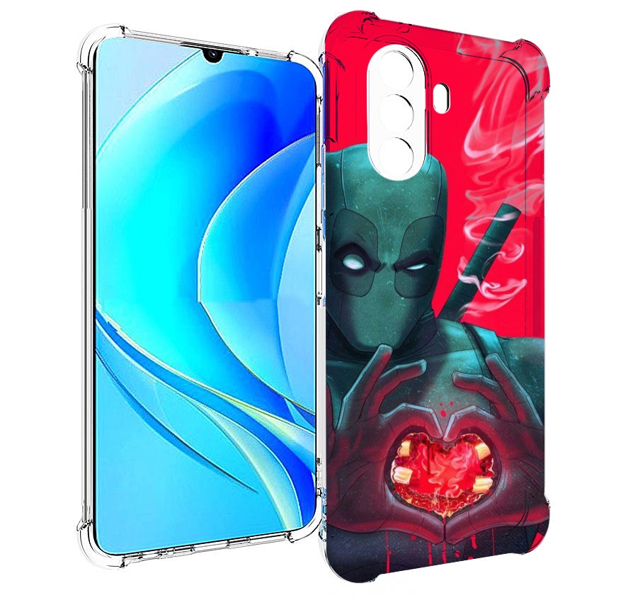 

Чехол MyPads дедпул-в-сердце для Huawei Nova Y70 / Nova Y70 Plus (MGA-LX9N), Прозрачный, Tocco