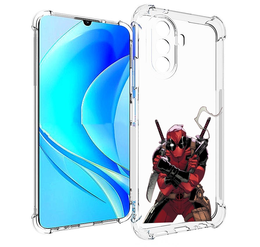 

Чехол MyPads дедпул-подмигивает для Huawei Nova Y70 / Nova Y70 Plus (MGA-LX9N), Прозрачный, Tocco