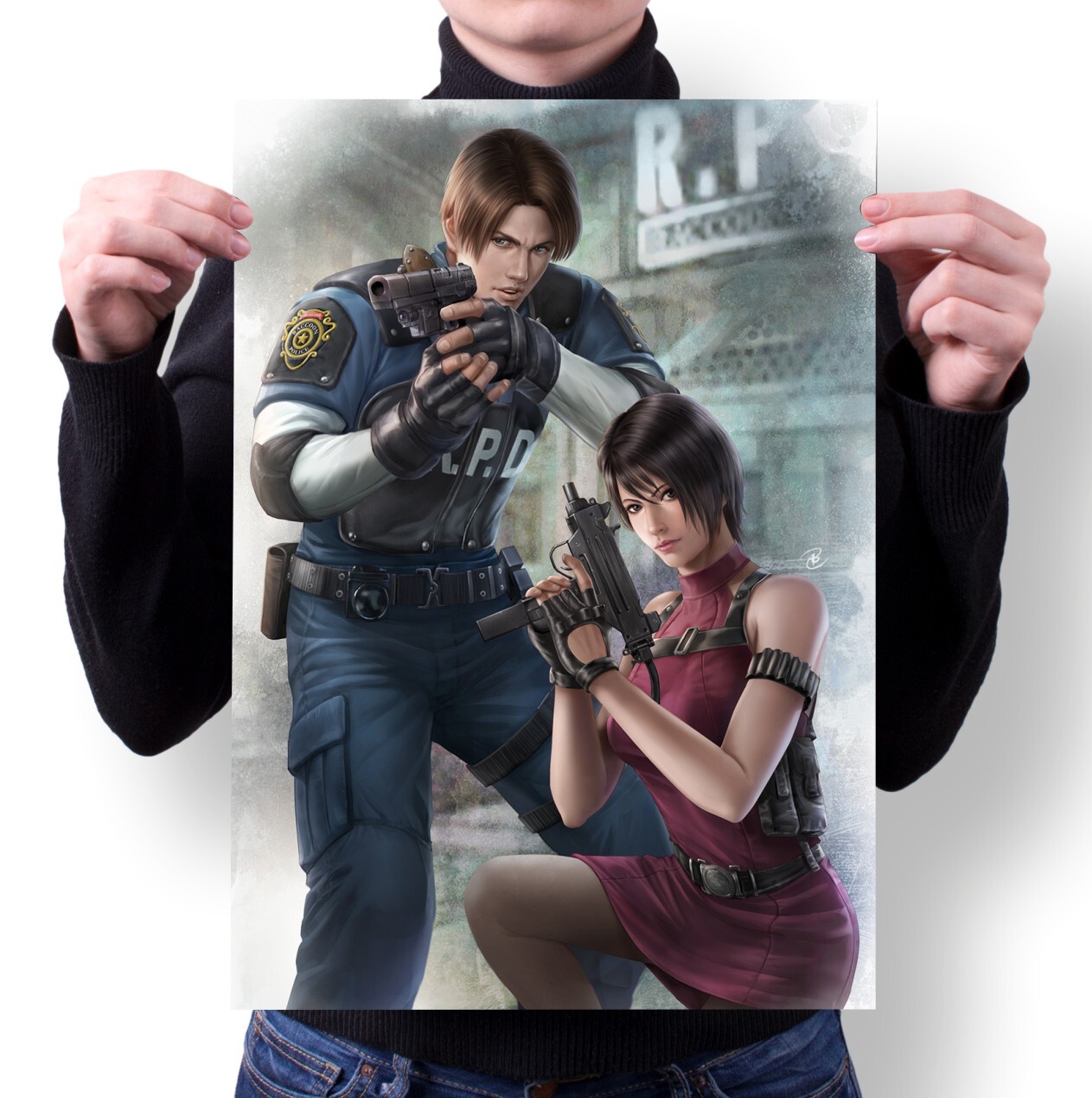 

Плакат MIGOM А3 Принт Resident Evil Резидент Эвил - 10, А3 Принт "Resident Evil, Резидент Эвил" - 10