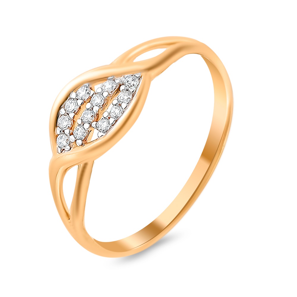 

Кольцо из красного золота с фианитом р.  585Gold 399000226, 399000226