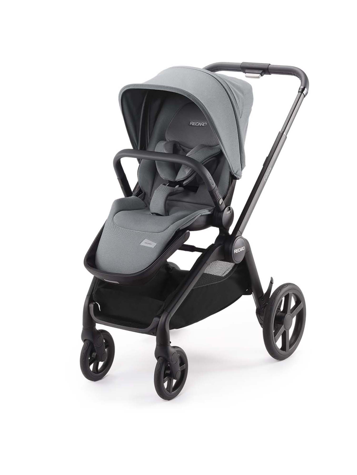 фото Прогулочная коляска recaro celona, шасси black, расцветка prime silent grey