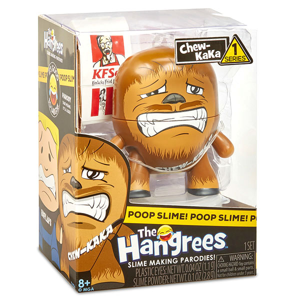 фото Фигурка hangrees poop slime - chew-kaka, 1 серия mga entertainment