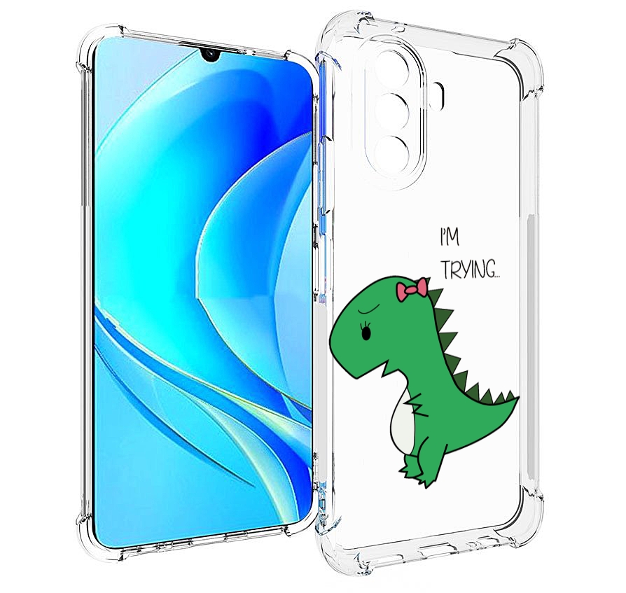 

Чехол MyPads динозаврик-девочка для Huawei Nova Y70 / Nova Y70 Plus (MGA-LX9N), Прозрачный, Tocco