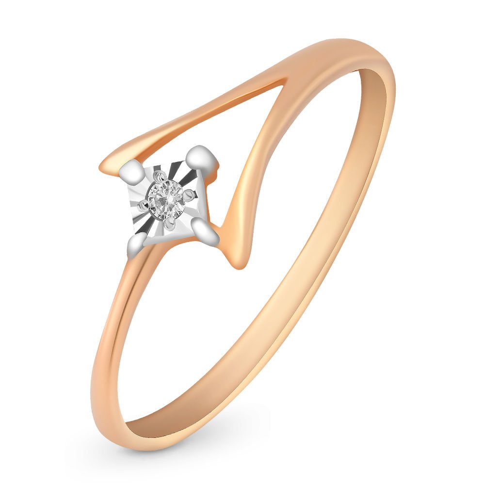 

Кольцо из красного золота с бриллиантом р.  585Gold 101008671, 101008671