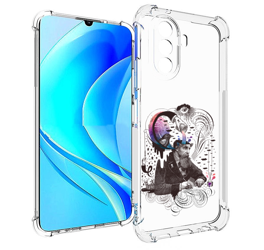 

Чехол MyPads абстракция думающий мужчина для Huawei Nova Y70 / Nova Y70 Plus (MGA-LX9N), Прозрачный, Tocco