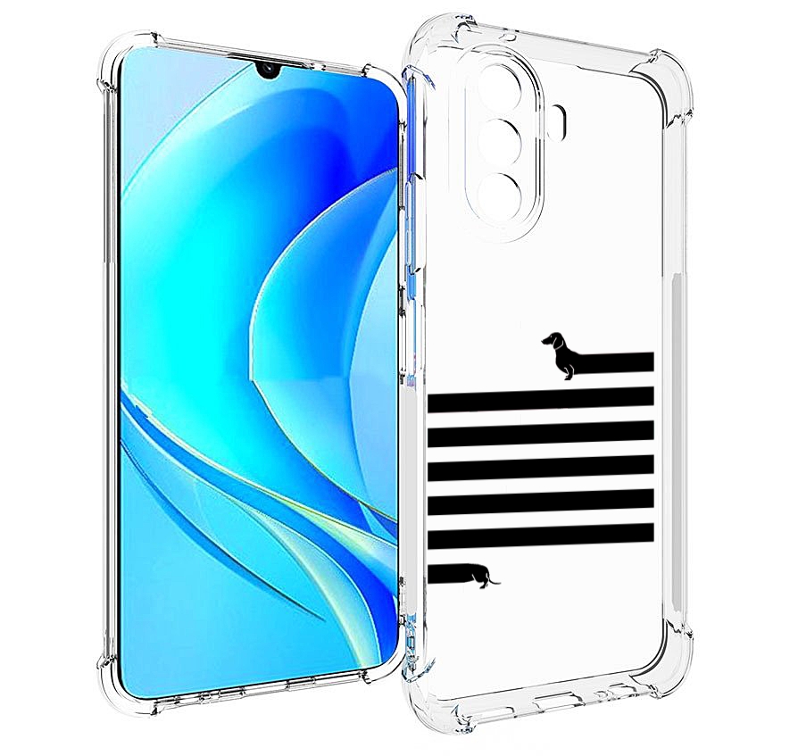 

Чехол MyPads длинная-такса для Huawei Nova Y70 / Nova Y70 Plus (MGA-LX9N), Прозрачный, Tocco