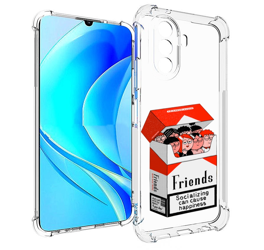 

Чехол MyPads друзья для Huawei Nova Y70 / Nova Y70 Plus (MGA-LX9N) / Huawei Enjoy 50, Прозрачный, Tocco