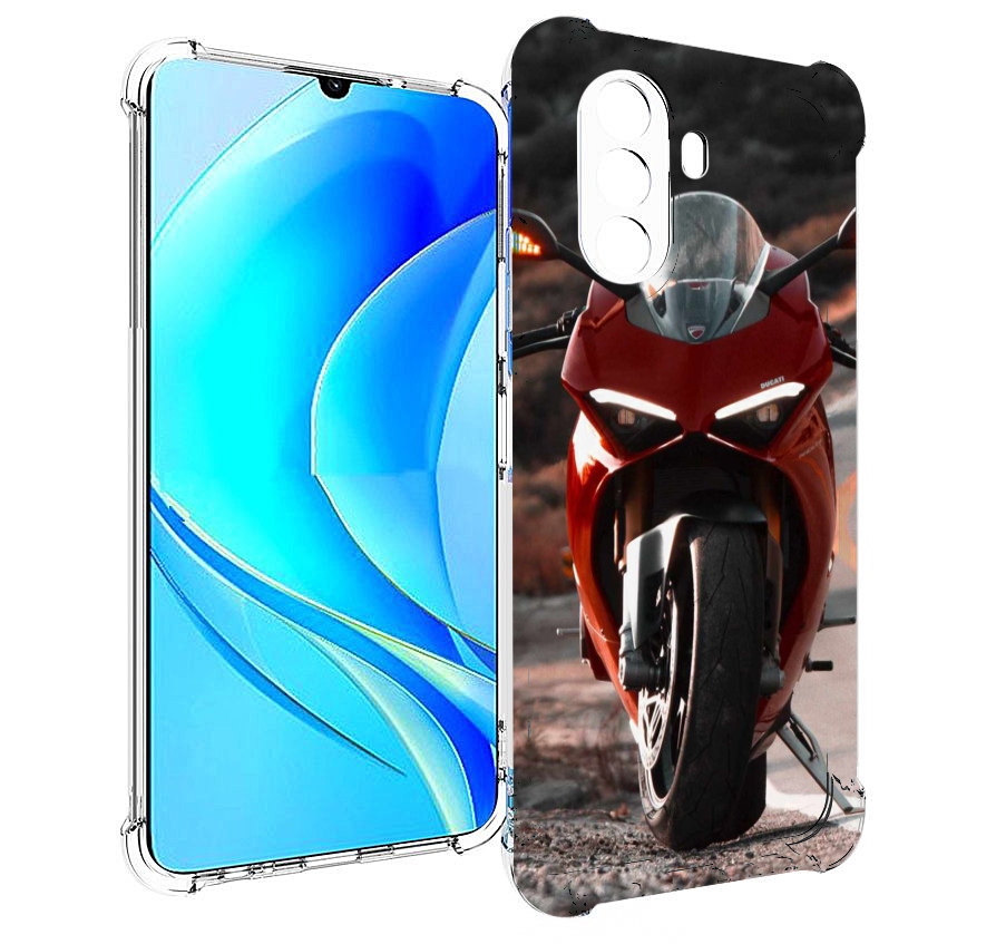 

Чехол MyPads дукати мотоцикл для Huawei Nova Y70 / Nova Y70 Plus (MGA-LX9N), Прозрачный, Tocco