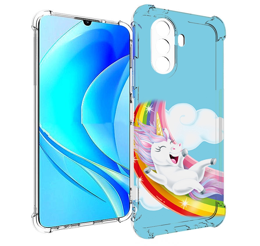 

Чехол MyPads единорог-на-радуге для Huawei Nova Y70 / Nova Y70 Plus (MGA-LX9N), Прозрачный, Tocco