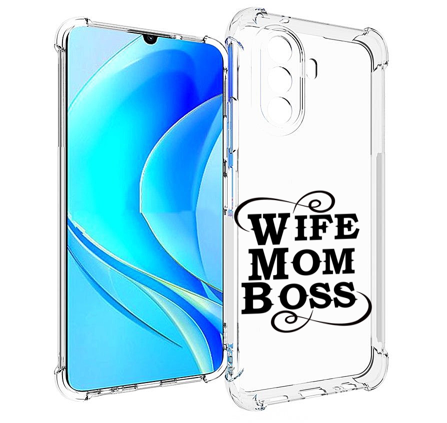

Чехол MyPads жена-мама-босс для Huawei Nova Y70 / Nova Y70 Plus (MGA-LX9N), Прозрачный, Tocco