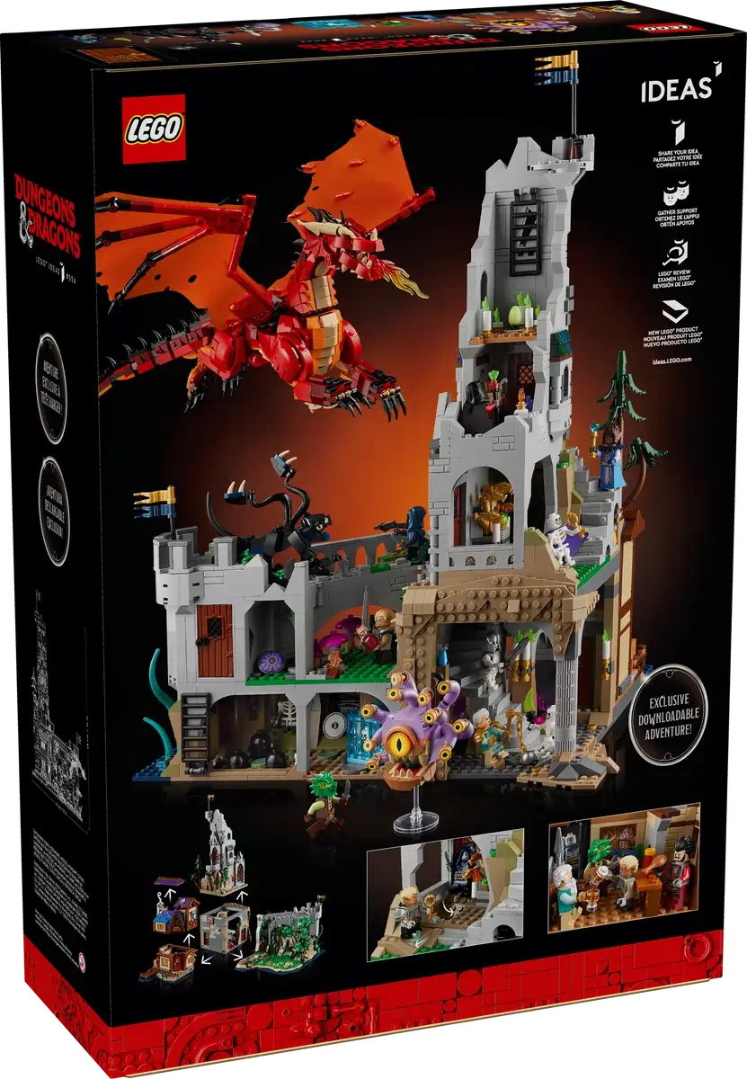 Конструктор LEGO 21348 Ideas Dungeons & Dragons: Сказка о Красном Драконе