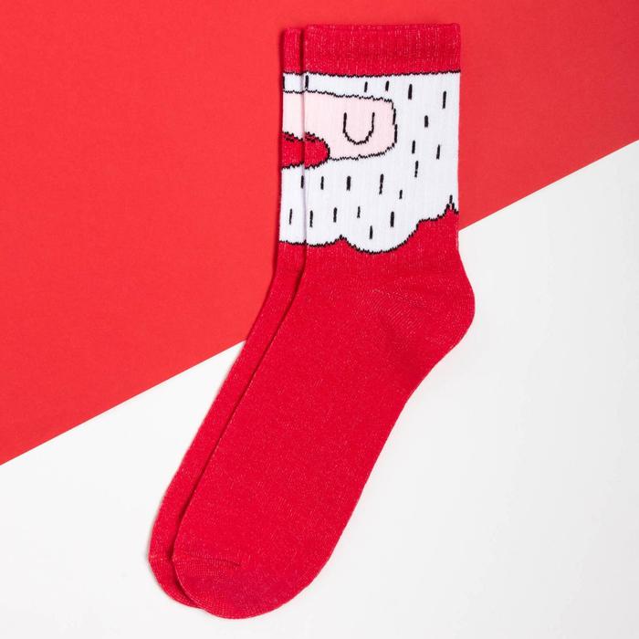 

Носки женские KAFTAN Санта красные 23-25, Красный, Санта