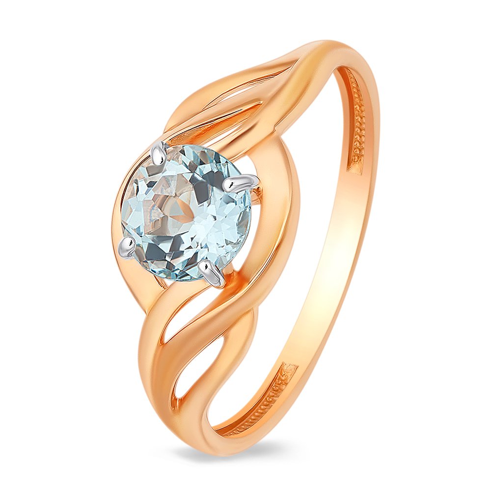 

Кольцо из красного золота с топазом р. , 585Gold 201011709, 201011709