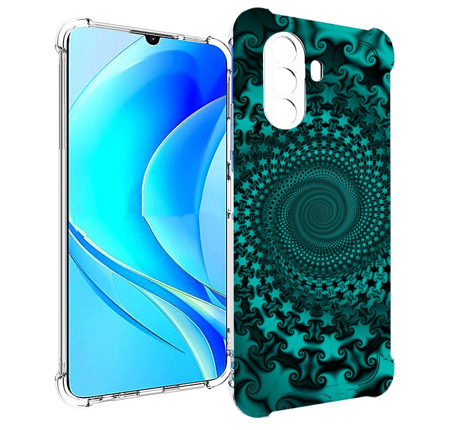 

Чехол MyPads зеленый-гипноз для Huawei Nova Y70 / Nova Y70 Plus (MGA-LX9N), Прозрачный, Tocco
