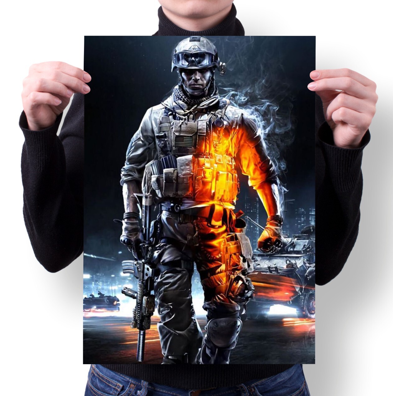 

Плакат MIGOM А4 Принт Battlefield Бателфилд - 10, А4 Принт "Battlefield, Бателфилд" - 10