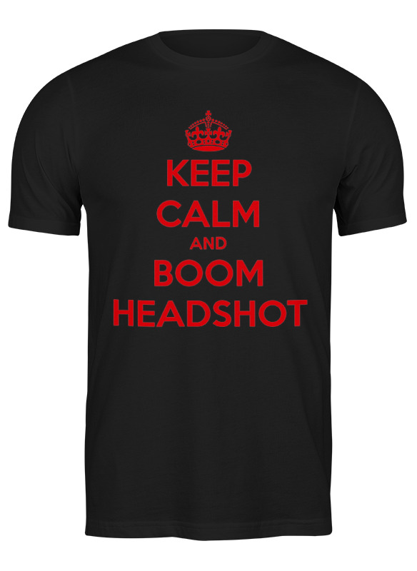 

Футболка мужская Printio Keep calm art черная XL, Черный, Keep calm art