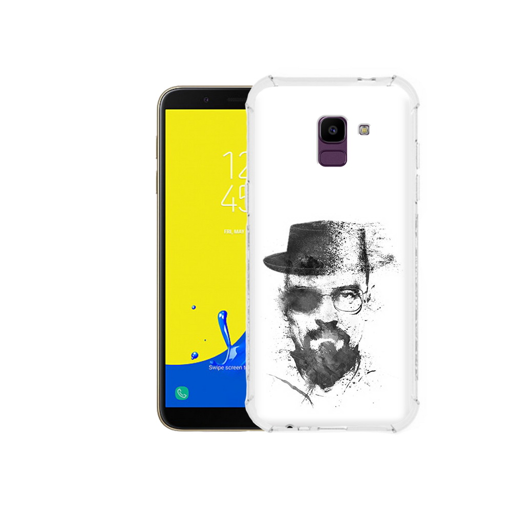 

Чехол MyPads Tocco для Samsung Galaxy J6 (2018) загадочный человек, Прозрачный, Tocco