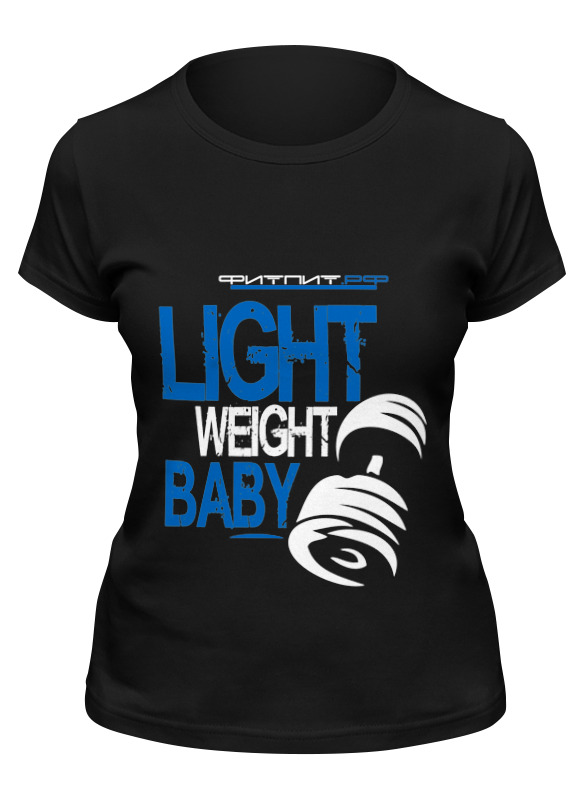 фото Футболка женская printio фитпит.рф - спортивное питание черная xl