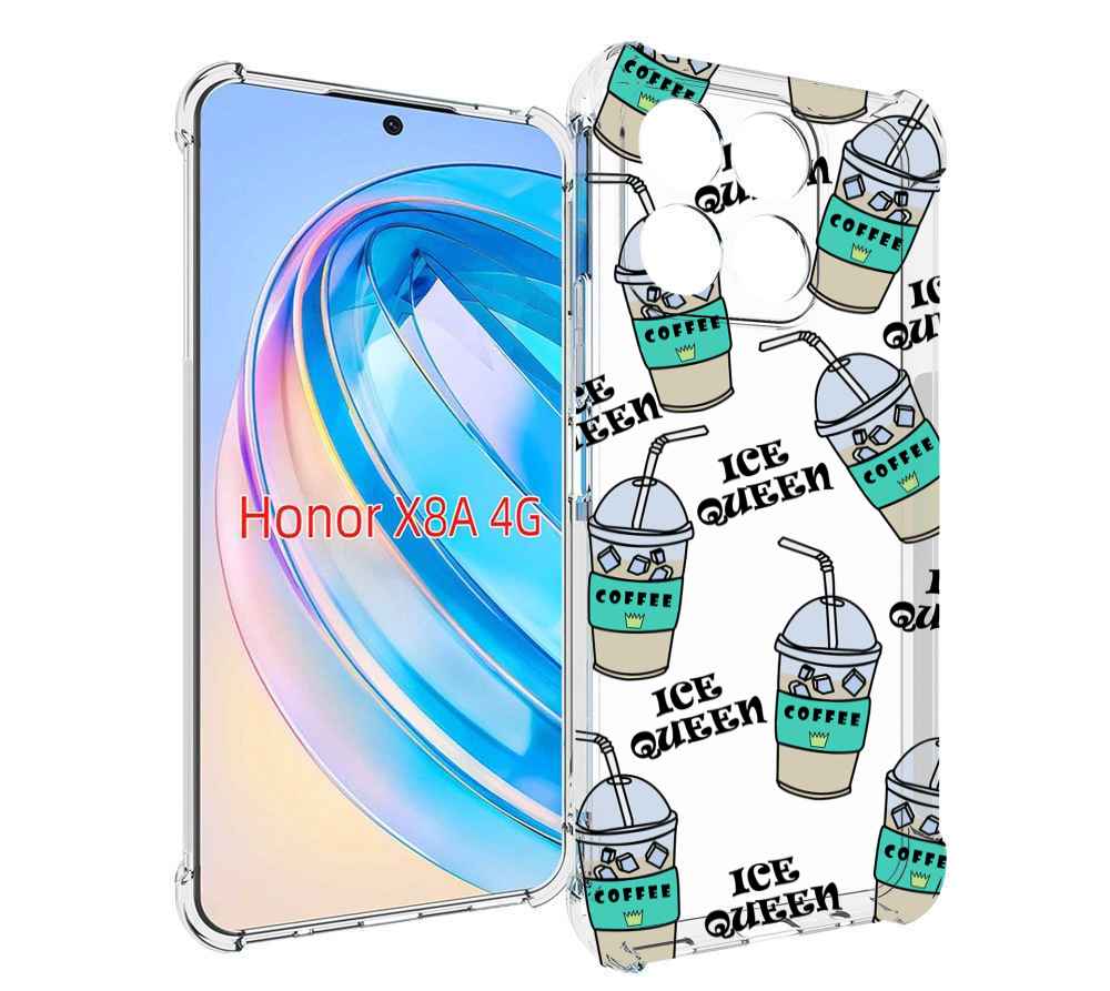 

Чехол MyPads кофе-с-льдом для Honor X8a, Tocco