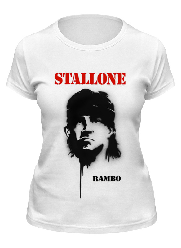 

Футболка женская Printio Sylvester stallone белая L, Белый, Sylvester stallone