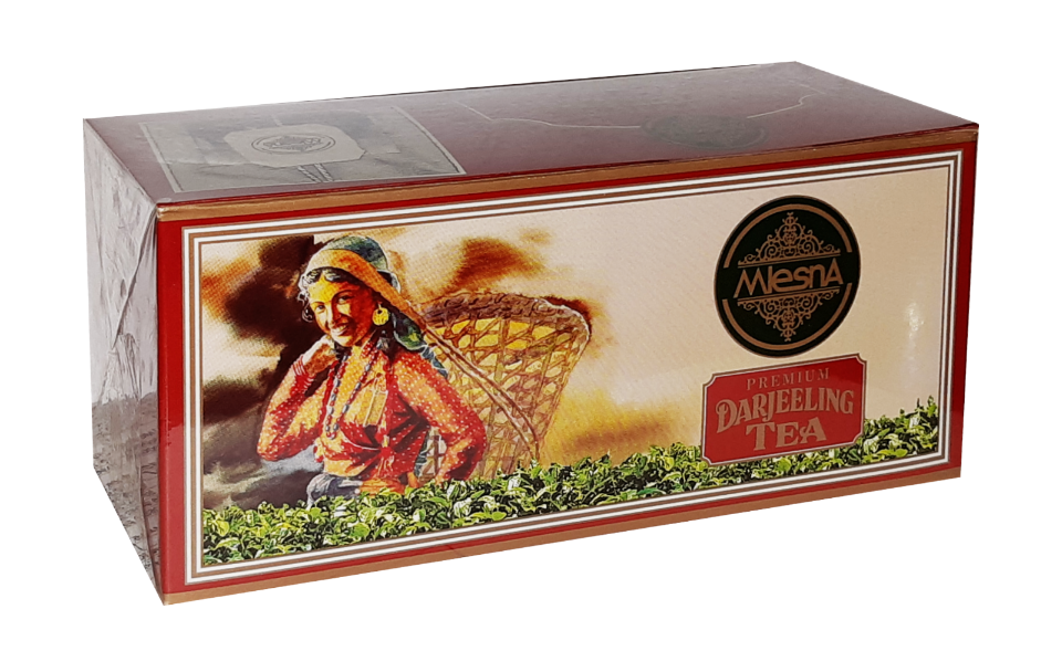 Чай черный индийский Mlesna Darjeeling (Дарджилинг) 50 пакетиков по 2 грамма