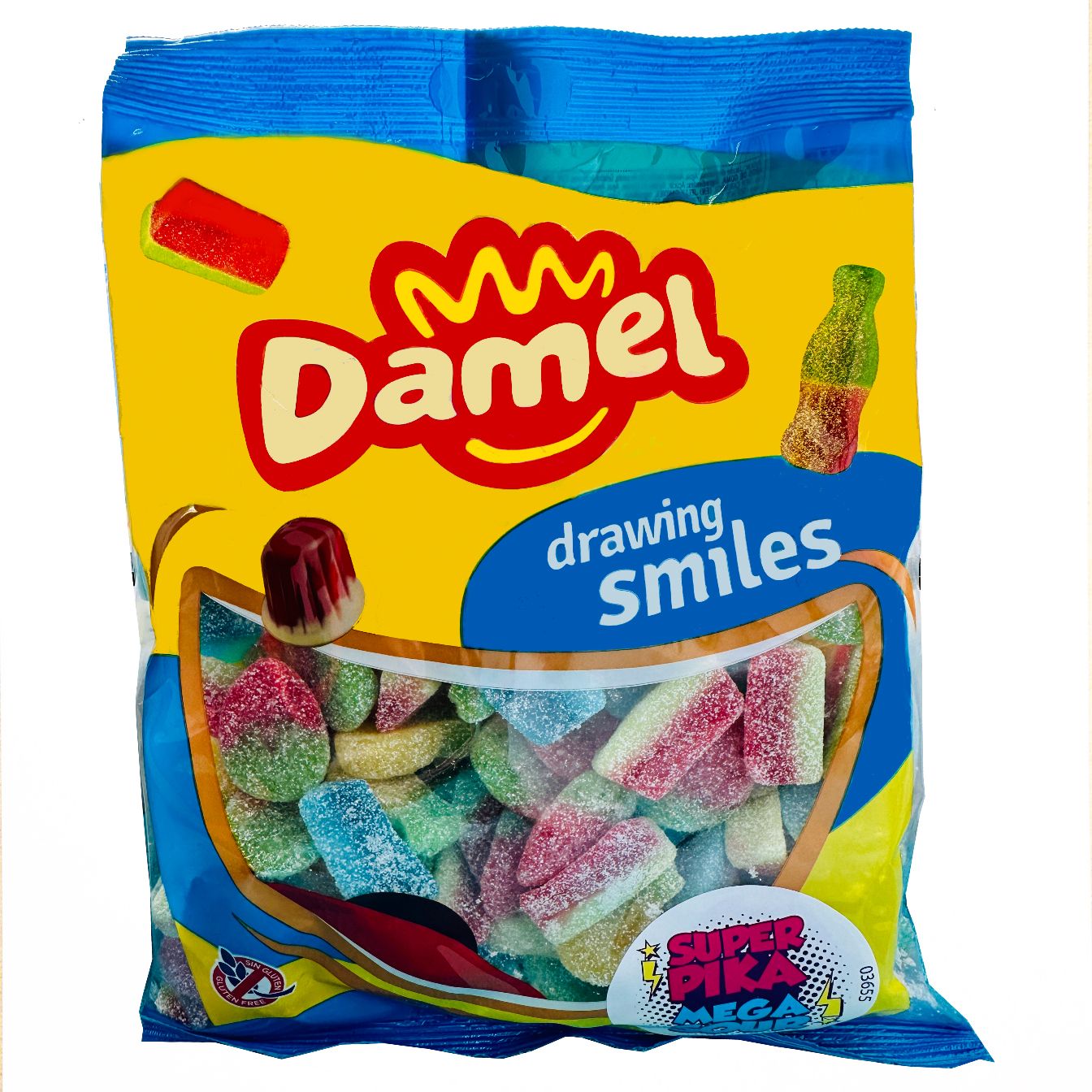 

Мармелад жевательный DAMEL Ассорти фрукты кислые в обсыпке, 1 кг