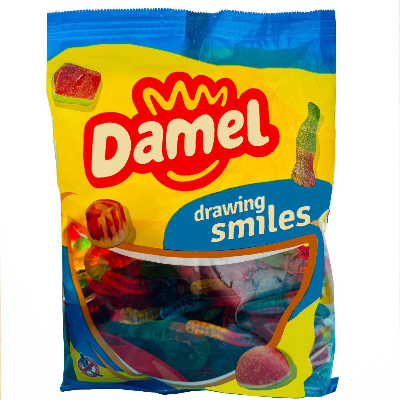 

Мармелад жевательный DAMEL Черви цветные, 1 кг