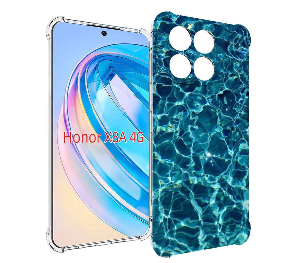 

Чехол MyPads красивая голубая вода для Honor X8a, Tocco
