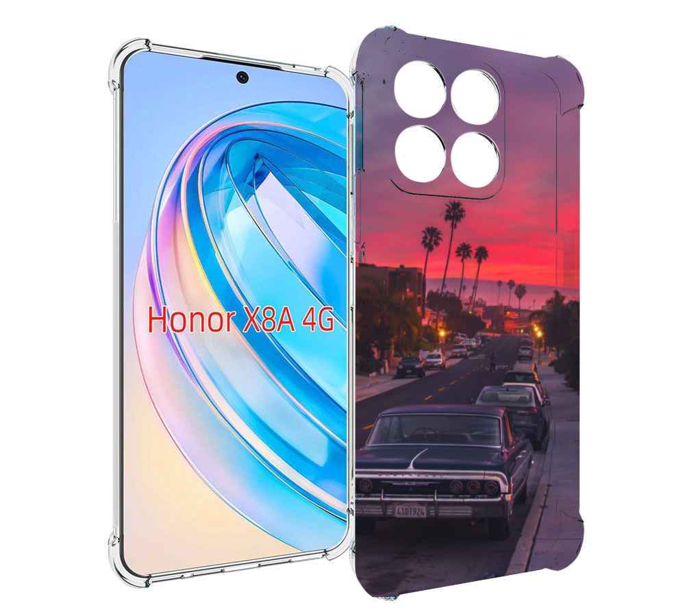 

Чехол MyPads красивая дорога америки для Honor X8a, Tocco