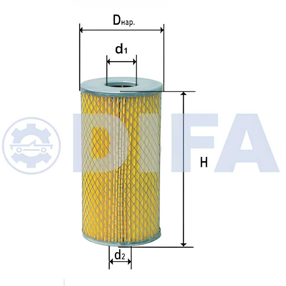 Фильтр масляный ГАЗ-53/66/3307/ПАЗ/КАВЗ DIFA5307M (ДИФА)