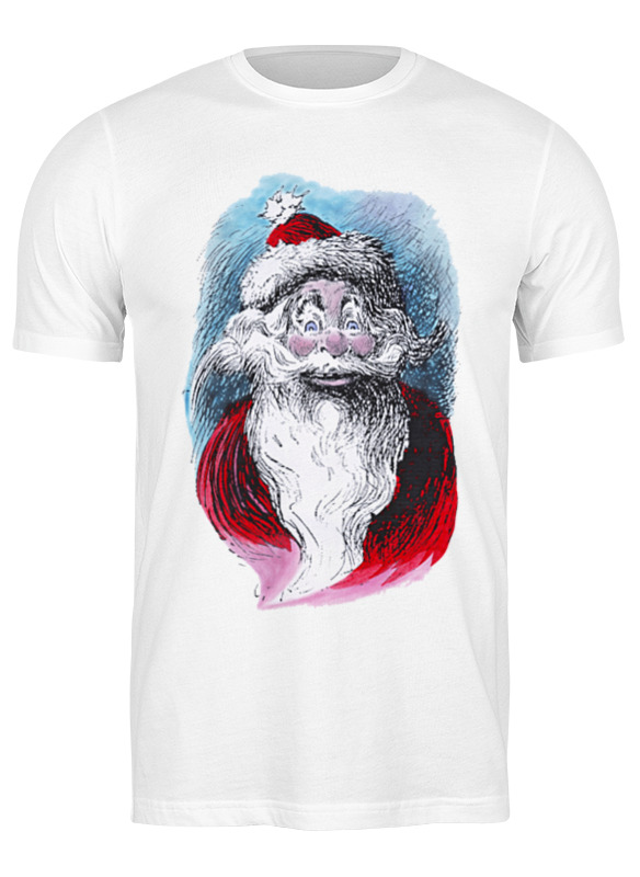 

Футболка мужская Printio Funny santa белая L, Белый, Funny santa