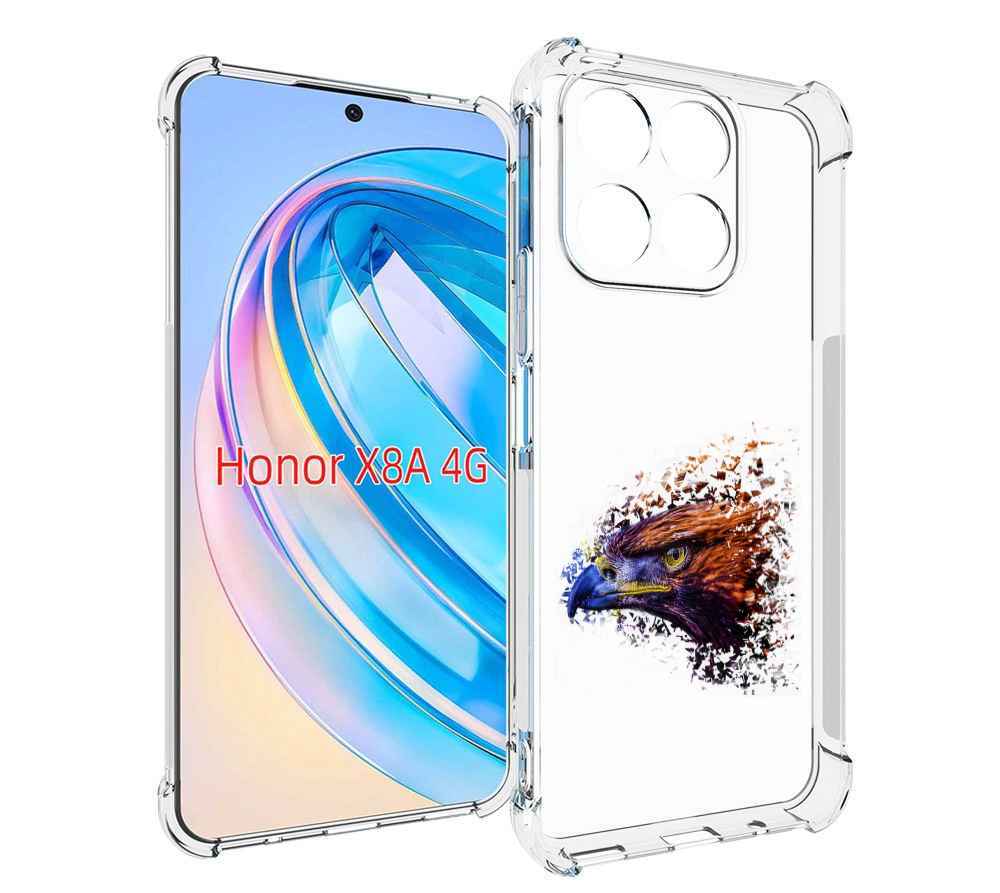 

Чехол MyPads красочный орел для Honor X8a, Tocco