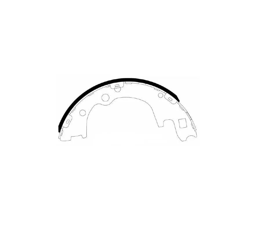 

Тормозные колодки HSB барабанные HS0015