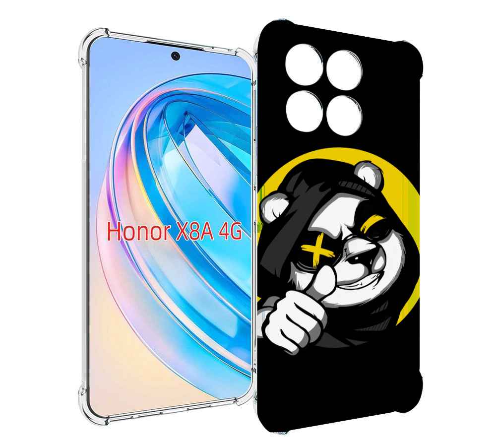 

Чехол MyPads крутая пандочка ок для Honor X8a, Tocco