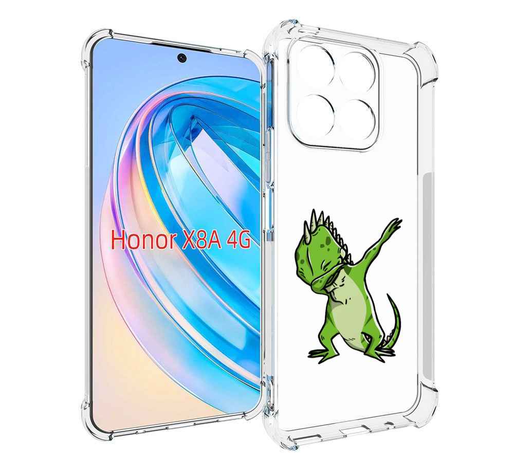 

Чехол MyPads крутая-ящерица для Honor X8a, Tocco