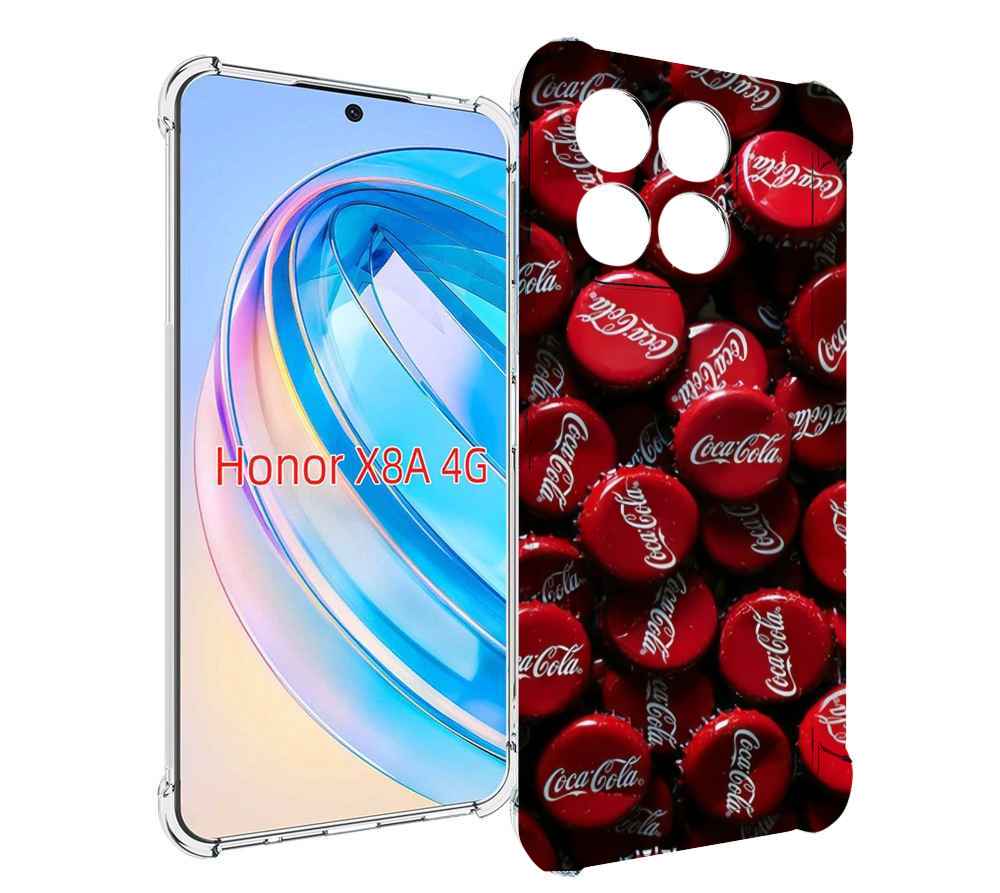 

Чехол MyPads крышки от кокаколы для Honor X8a, Tocco