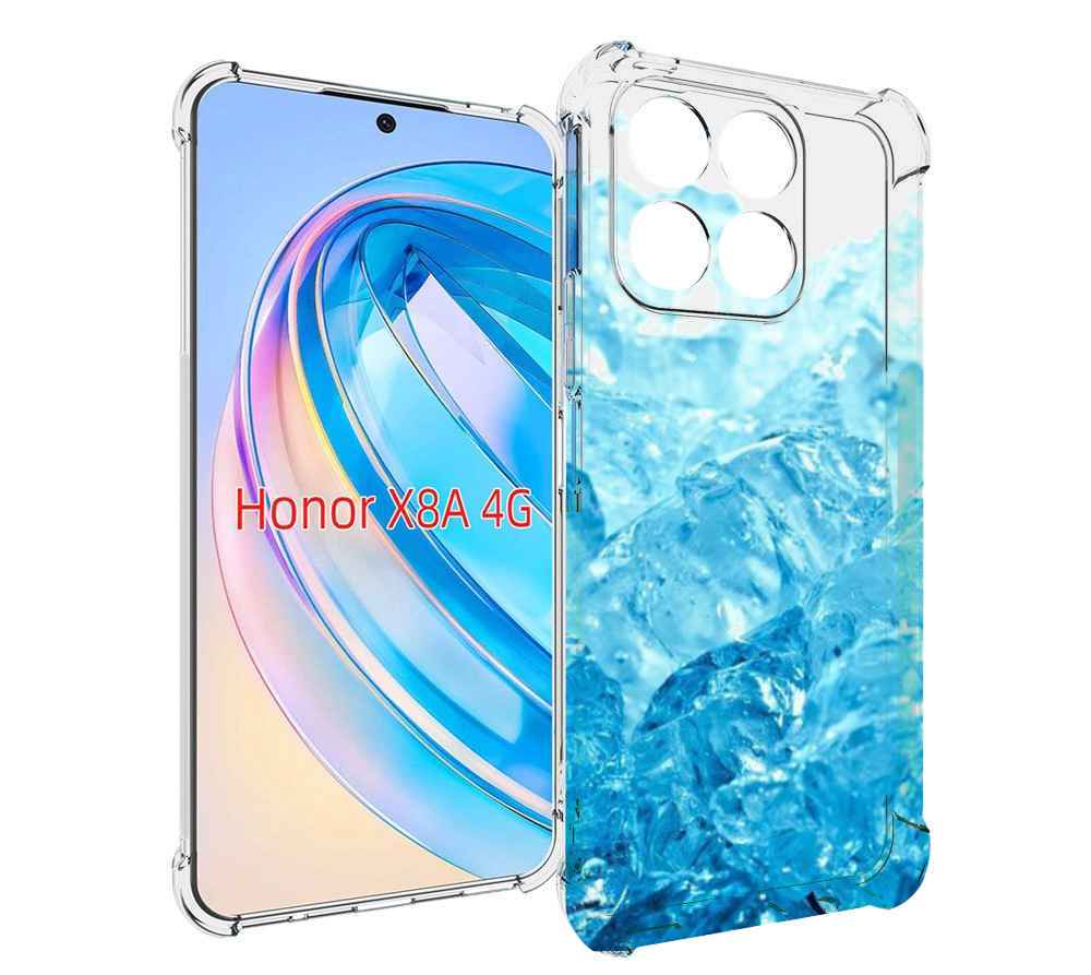 

Чехол MyPads кусочки-льда для Honor X8a, Tocco