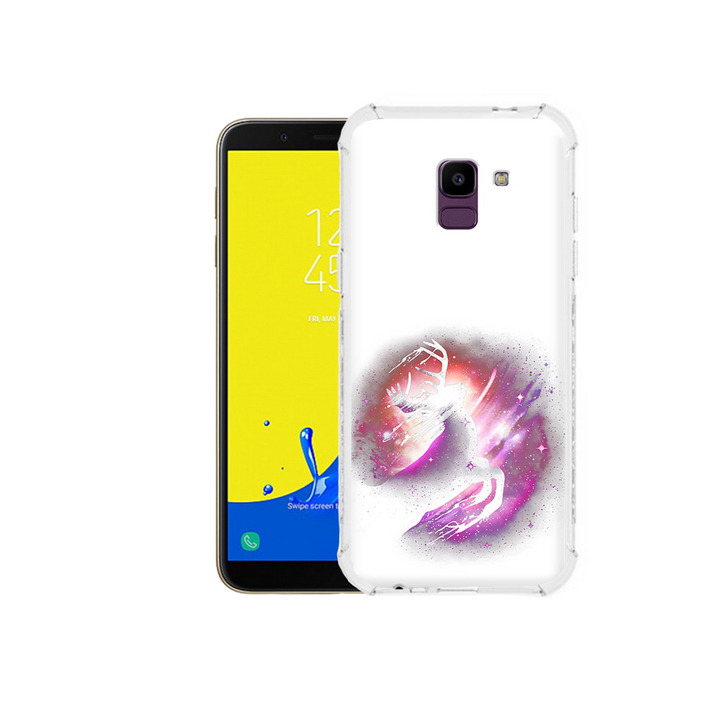 

Чехол MyPads Tocco для Samsung Galaxy J6 (2018) звездный олень, Прозрачный, Tocco